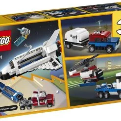Brick Pops Inc. LEGO Creator 3in1 31091 Shuttle Transporter (341 Pieces) Building Kit