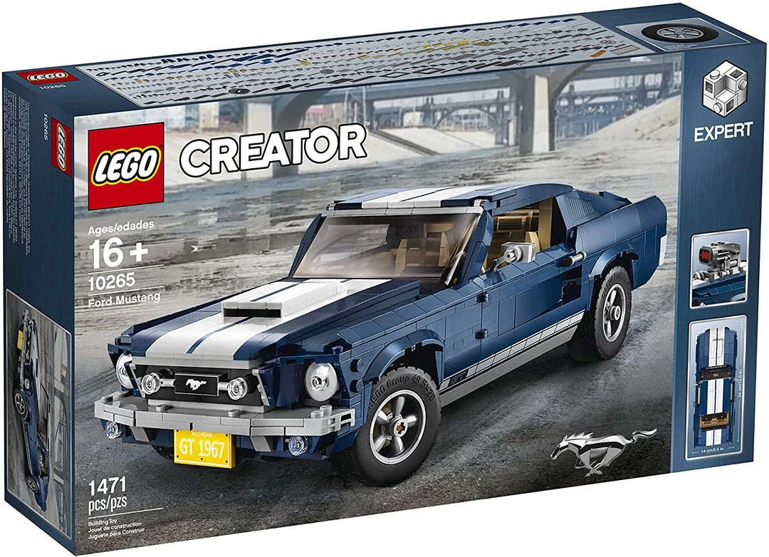 Brick Pops Inc. LEGO Creator Expert 10265 Ford Mustang (1471 Pieces) Building Kit 4 Brick Pops Inc. LEGO Creator Expert 10265 Ford Mustang (1471 Pieces) Building Kit