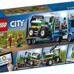 Brick Pops Inc. LEGO City 60223 Great Vehicles Harvester Transport (358 Pieces) Building Kit