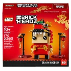 Brick Pops Inc. LEGO Brickheadz 40354 Dragon Dance Guy (170 Pieces) Building Kit