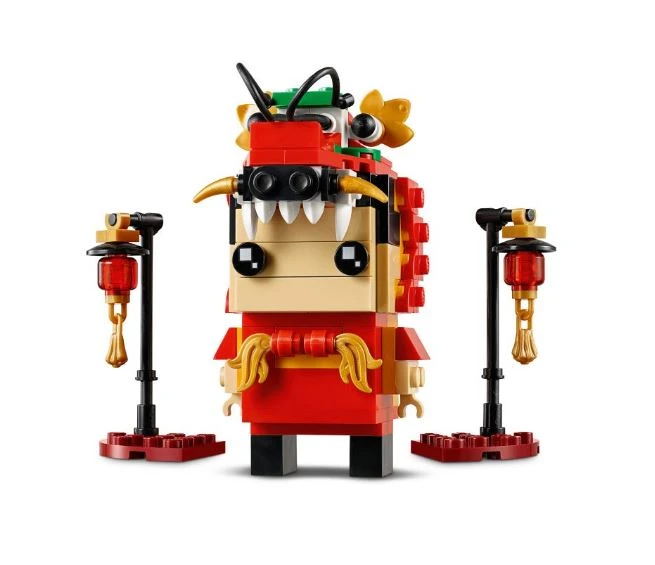 Brick Pops Inc. LEGO Brickheadz 40354 Dragon Dance Guy (170 Pieces) Building Kit 5 Brick Pops Inc. LEGO Brickheadz 40354 Dragon Dance Guy (170 Pieces) Building Kit