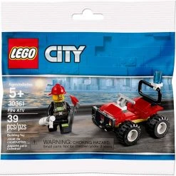 Brick Pops Inc. LEGO City 30361 Fire ATV (39 Pieces) Building Kit