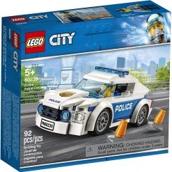 Brick Pops Inc. LEGO City 60239 Police Patrol (92 Pieces) Car Building Kit