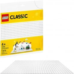 Brick Pops Inc. LEGO Classic White Baseplate 11010 (1 Piece) Building Kit New 2020