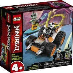 Brick Pops Inc. LEGO NINJAGO 71706 Cole’s Speeder Car (52 Pieces) Building Kit