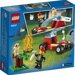Brick Pops Inc. LEGO City 60247 Forest Fire Firefighter (84 Pieces) Building Kit