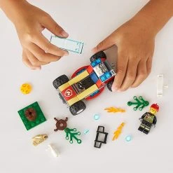 Brick Pops Inc. LEGO City 60247 Forest Fire Firefighter (84 Pieces) Building Kit