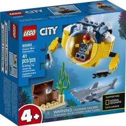Brick Pops Inc. LEGO City 60263 Ocean Mini-Submarine (41 Pieces) Building Kit