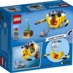 Brick Pops Inc. LEGO City 60263 Ocean Mini-Submarine (41 Pieces) Building Kit