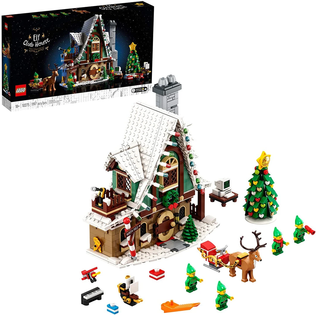 Brick Pops Inc. LEGO 10275 Elf Club House (1197 Pieces) Building Kit New 2021 3 Brick Pops Inc. LEGO 10275 Elf Club House (1197 Pieces) Building Kit New 2021