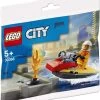 Brick Pops Inc. LEGO City 30368 Fire Rescue Water Scooter (32 Pieces) Building Kit