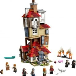 Brick Pops Inc. LEGO 75980 Harry Potter Attack On The Burrow (1047 Pieces) Building Kit
