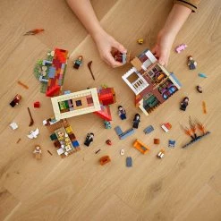 Brick Pops Inc. LEGO 75980 Harry Potter Attack On The Burrow (1047 Pieces) Building Kit