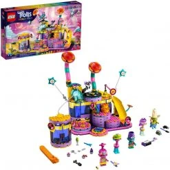 Brick Pops Inc. LEGO Trolls World Tour 41258 Vibe City Concert (494 Pieces) Building Kit