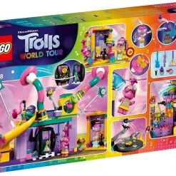 Brick Pops Inc. LEGO Trolls World Tour 41258 Vibe City Concert (494 Pieces) Building Kit