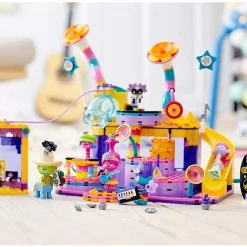 Brick Pops Inc. LEGO Trolls World Tour 41258 Vibe City Concert (494 Pieces) Building Kit