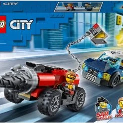 Brick Pops Inc. LEGO City 60273 Police Driller Chase (179 Pieces) Building Kit