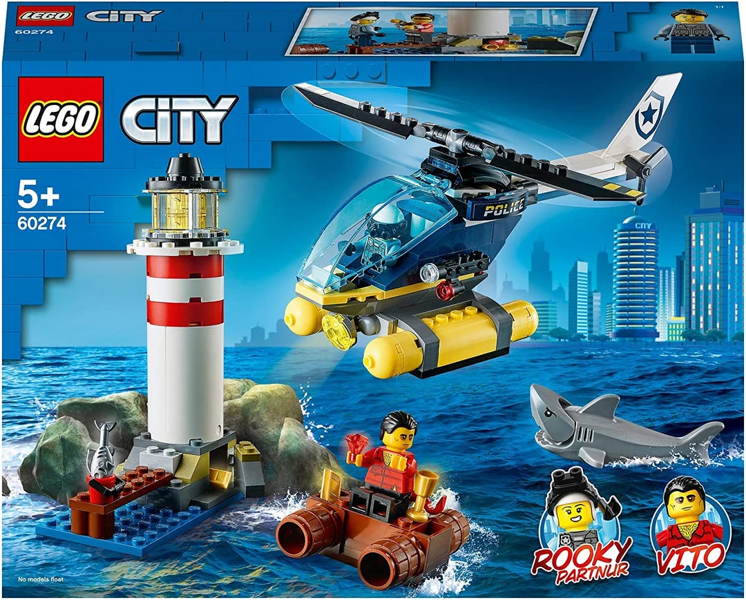 Brick Pops Inc. LEGO City 60274 Police Lighthouse Capture (189 Pieces) Building Kit 4 Brick Pops Inc. LEGO City 60274 Police Lighthouse Capture (189 Pieces) Building Kit