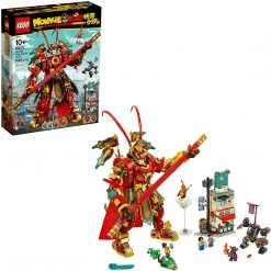 Brick Pops Inc. LEGO Monkie Kid 80012 Monkey King Warrior Mech (1629 Pieces) Building Kit