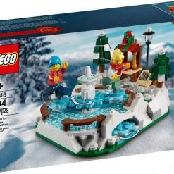 Brick Pops Inc. LEGO ICE Skating 40416 Rink (304 Pieces) Exclusive Building Kit
