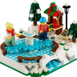 Brick Pops Inc. LEGO ICE Skating 40416 Rink (304 Pieces) Exclusive Building Kit
