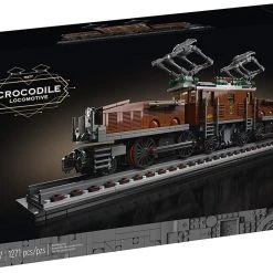 Brick Pops Inc. LEGO 10277 Crocodile Locomotive (1271 Pieces) Building Kit