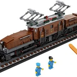 Brick Pops Inc. LEGO 10277 Crocodile Locomotive (1271 Pieces) Building Kit