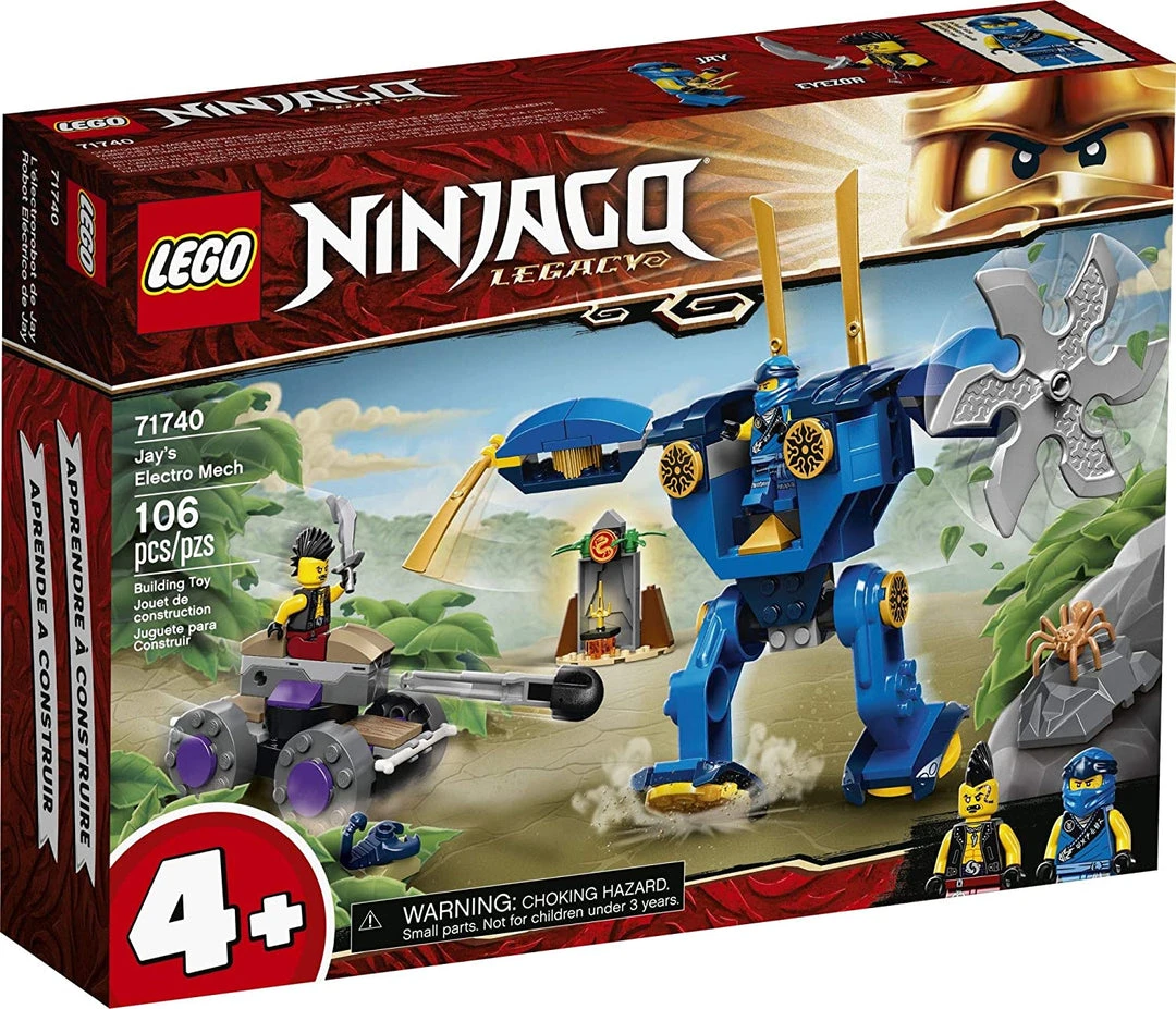 Brick Pops Inc. LEGO NINJAGO 71740 Jay’s Electro Mech (106 Pieces) Building Kit New 2021 4 Brick Pops Inc. LEGO NINJAGO 71740 Jay’s Electro Mech (106 Pieces) Building Kit New 2021