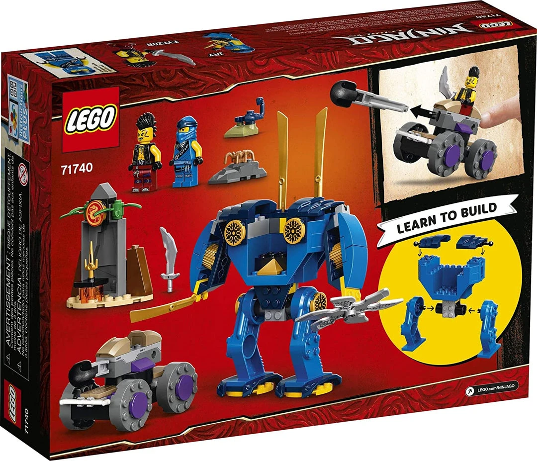 Brick Pops Inc. LEGO NINJAGO 71740 Jay’s Electro Mech (106 Pieces) Building Kit New 2021 5 Brick Pops Inc. LEGO NINJAGO 71740 Jay’s Electro Mech (106 Pieces) Building Kit New 2021