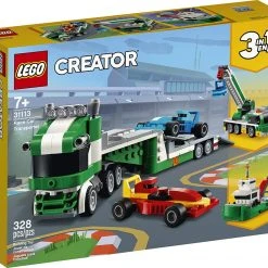 Brick Pops Inc. LEGO Creator 3in1 31113 Race Car Transporter (328 Pieces) Building Kit New 2021