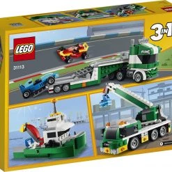 Brick Pops Inc. LEGO Creator 3in1 31113 Race Car Transporter (328 Pieces) Building Kit New 2021