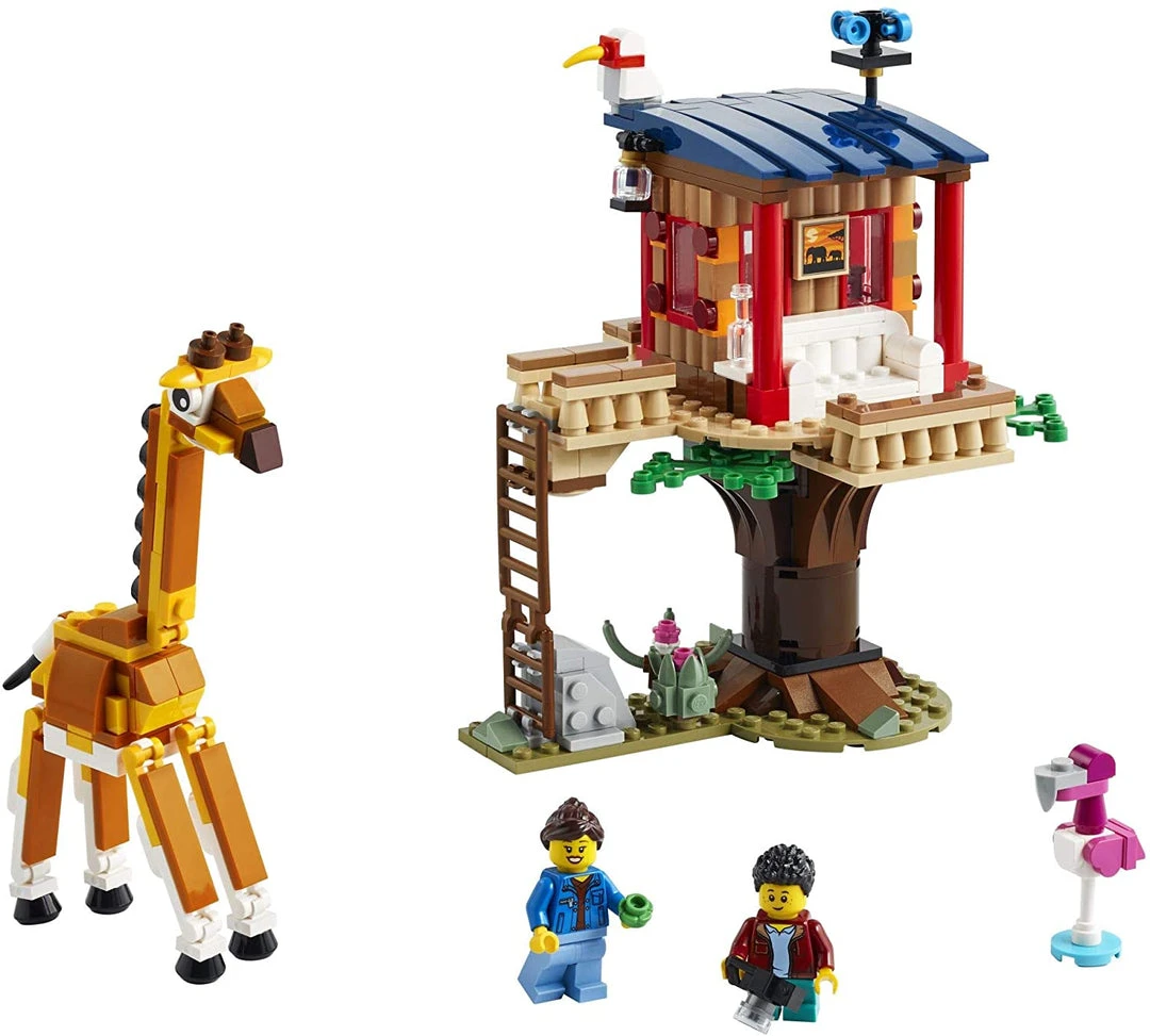 Brick Pops Inc. LEGO Creator 3in1 31116 Safari Wildlife Tree House (397 Pieces) Building Kit New 2021 6 Brick Pops Inc. LEGO Creator 3in1 31116 Safari Wildlife Tree House (397 Pieces) Building Kit New 2021