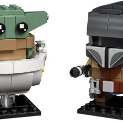 Brick Pops Inc. LEGO BrickHeadz Star Wars 75317 The Mandalorian & The Child (295 Pieces) Building Kit