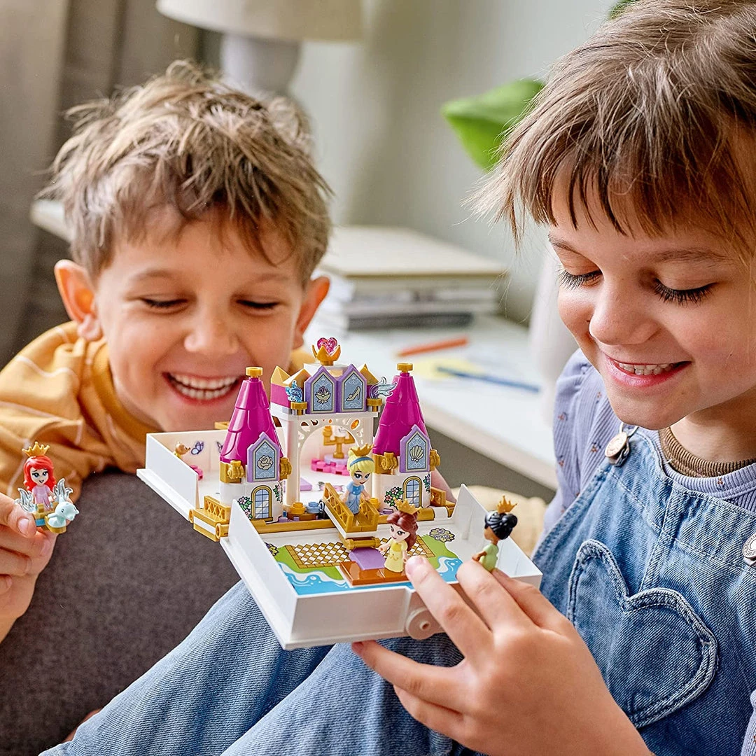 Brick Pops Inc. LEGO Disney 43193 Ariel, Belle, Cinderella And Tiana’s Storybook Adventures (130 Pieces) Building Kit New 2021 6 Brick Pops Inc. LEGO Disney 43193 Ariel, Belle, Cinderella And Tiana’s Storybook Adventures (130 Pieces) Building Kit New 2021