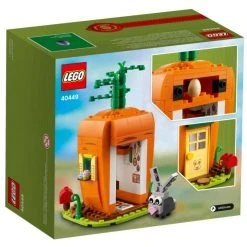 Brick Pops Inc. LEGO Creator 40449 Easter Bunny's Carrot House (601 Pieces) Limited Easter Edition Building Kit