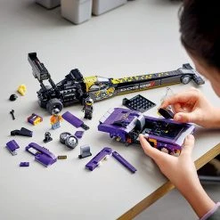 Brick Pops Inc. LEGO Speed Champions 76904 Mopar Dodge SRT Top Fuel Dragster And 1970 Dodge Challenger T/A (627 Pieces) Building Kit New 2021