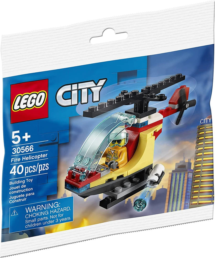 Brick Pops Inc. LEGO City 30566 Fire Helicopter (40 Pieces) Building Kit 3 Brick Pops Inc. LEGO City 30566 Fire Helicopter (40 Pieces) Building Kit