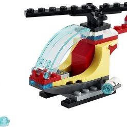 Brick Pops Inc. LEGO City 30566 Fire Helicopter (40 Pieces) Building Kit