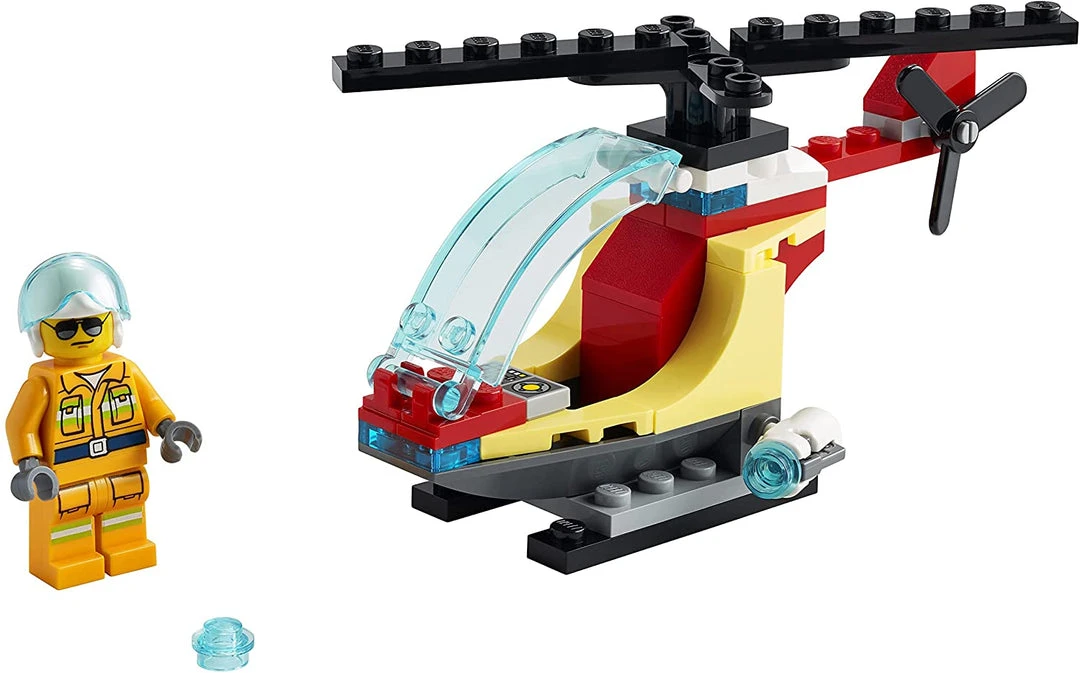 Brick Pops Inc. LEGO City 30566 Fire Helicopter (40 Pieces) Building Kit 4 Brick Pops Inc. LEGO City 30566 Fire Helicopter (40 Pieces) Building Kit