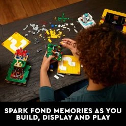 Brick Pops Inc. LEGO Super Mario 64 71395 Question Mark Block (2064 Pieces) Collectible Building Kit