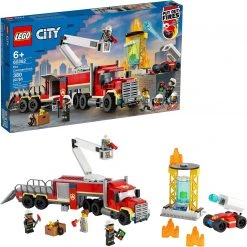 Brick Pops Inc. LEGO City 60282 Fire Command (380 Pieces) Unit Building Kit New 2021