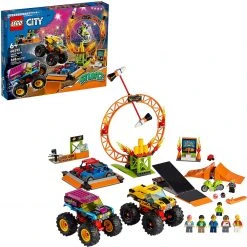 Brick Pops Inc. LEGO City 60295 Stunt Show Arena (668 Pieces) Building Kit