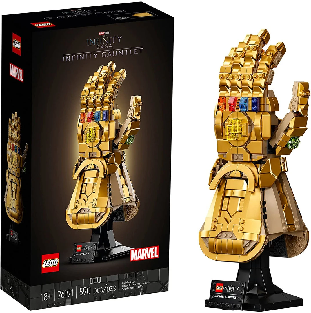 Brick Pops Inc. LEGO Marvel 76191 Infinity Gauntlet (590 Pieces) Collectible Building Kit 3 Brick Pops Inc. LEGO Marvel 76191 Infinity Gauntlet (590 Pieces) Collectible Building Kit