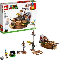 Brick Pops Inc. LEGO Super Mario 71391 Bowser’s Airship (1152 Pieces) Building Kit New 2021