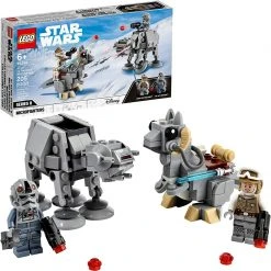 Brick Pops Inc. LEGO Star Wars 75298 AT-AT Vs. Tauntaun Microfighters (205 Pieces) Building Kit New 2021