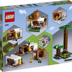 Brick Pops Inc. LEGO Minecraft 21174 The Modern Treehouse (909 Pieces) Building Kit New 2021