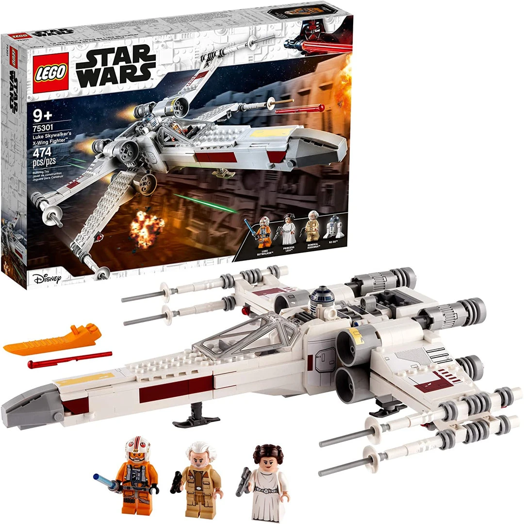 Brick Pops Inc. LEGO Star Wars 75301 Luke Skywalker’s X-Wing Fighter (474 Pieces) Building Kit New 2021 3 Brick Pops Inc. LEGO Star Wars 75301 Luke Skywalker’s X-Wing Fighter (474 Pieces) Building Kit New 2021