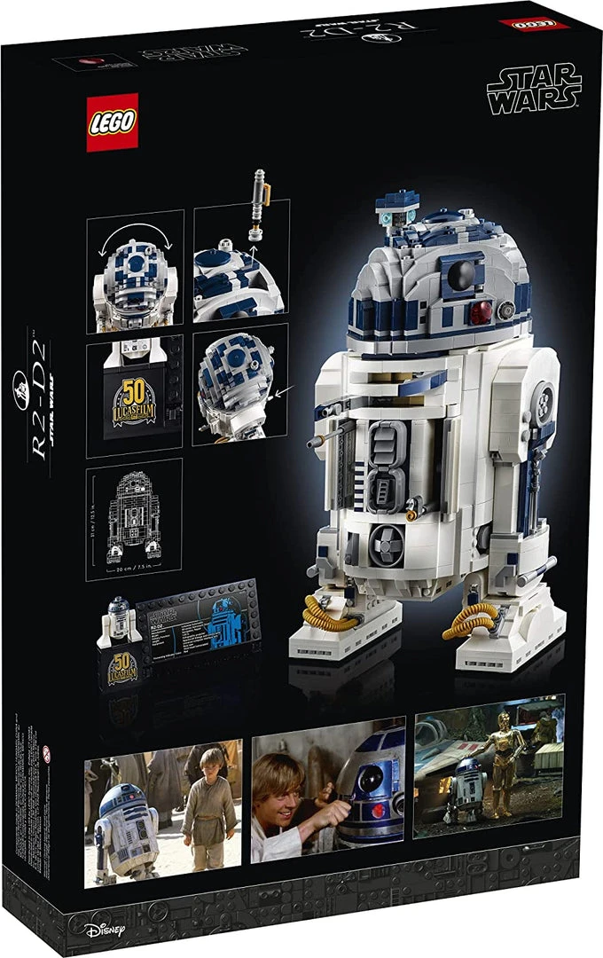 Brick Pops Inc. LEGO Star Wars 75308 R2-D2 (2315 Pieces) Collectible Building Kit New 2021 4 Brick Pops Inc. LEGO Star Wars 75308 R2-D2 (2315 Pieces) Collectible Building Kit New 2021