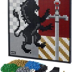 Brick Pops Inc. LEGO Art 31201 Harry Potter Hogwarts Crests (4249 Pieces) Collectible Building Kit New 2021