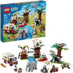Brick Pops Inc. LEGO City 60307 Wildlife Rescue Camp Building (503 Pieces) Kit New 2021